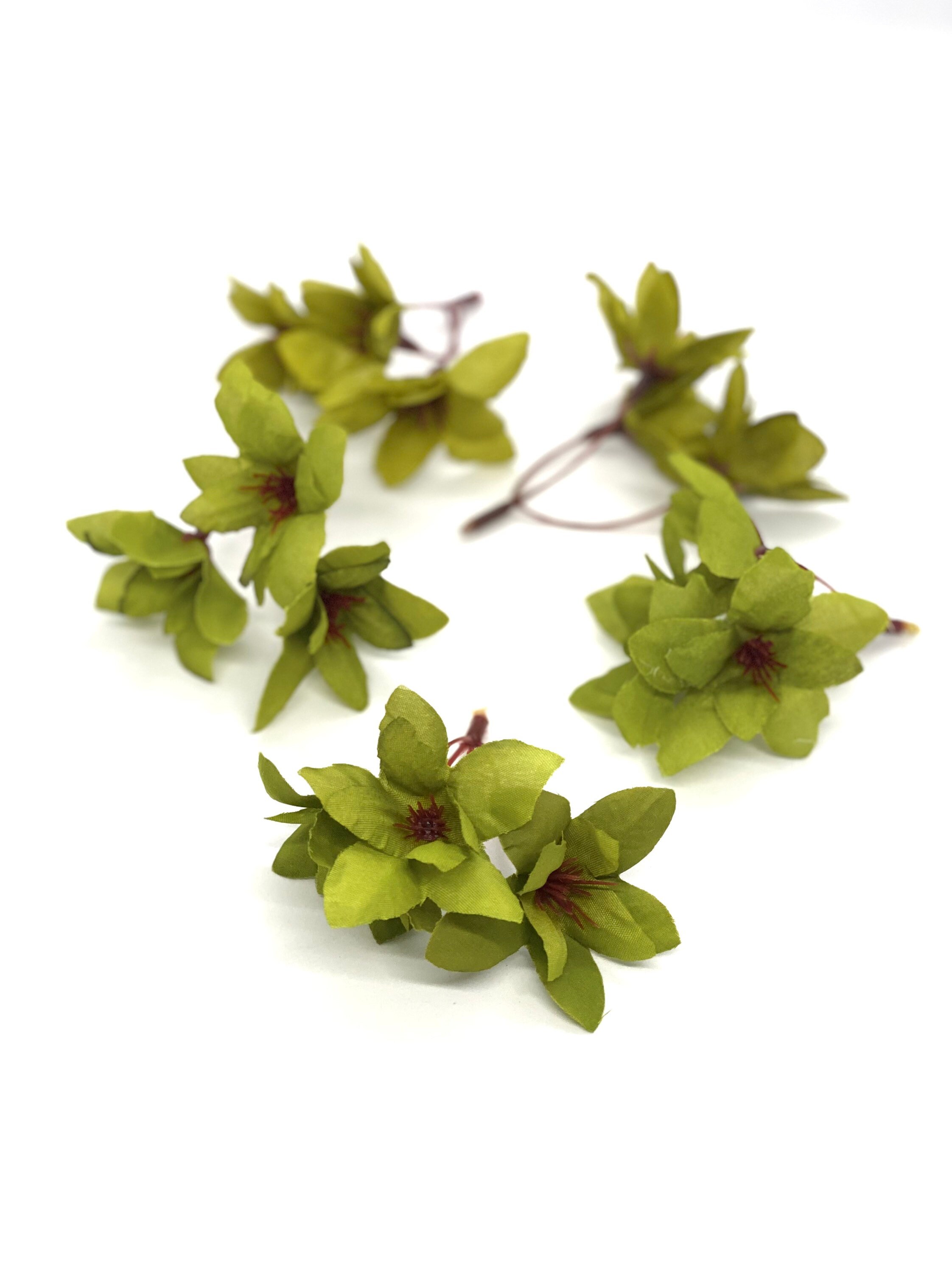 Set of 5 Artificial Olive Greenery Accent Greenery Sprig Etsy