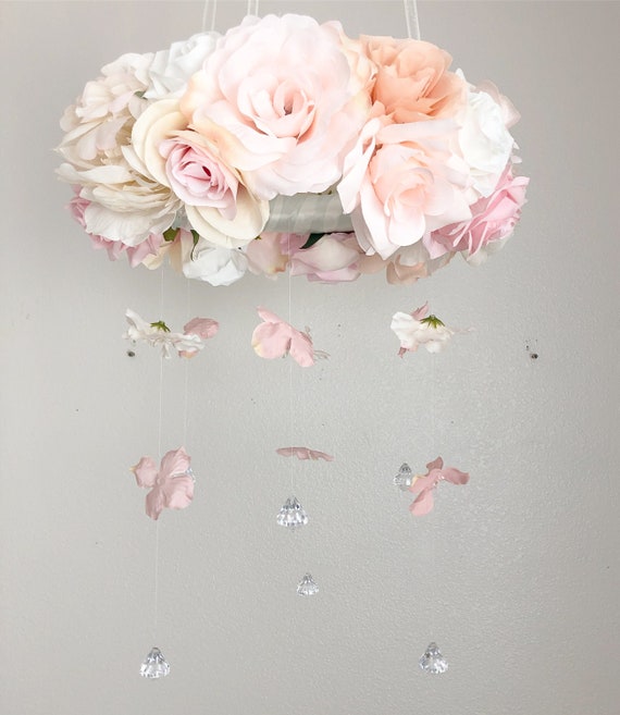 chandeliers for baby girl nursery