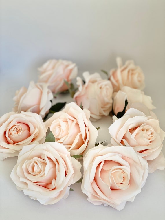 Buy 3.5 Light Peach Rose Artificial Rose Peach Wedding Flower