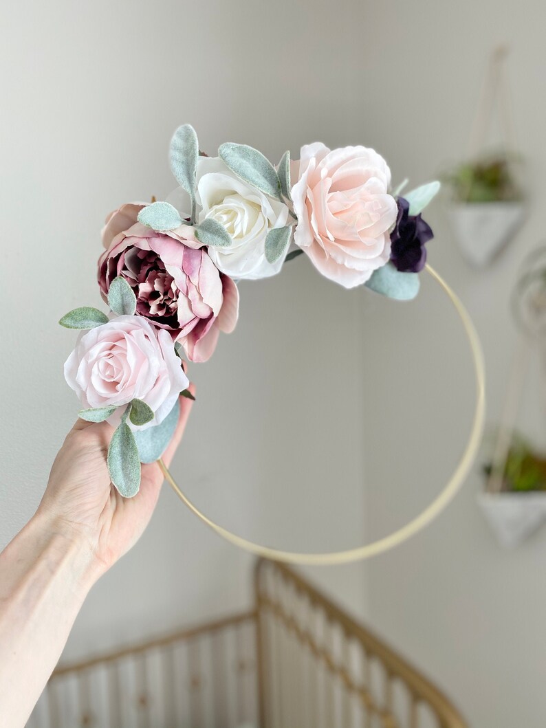 Peony Nursery Decor Girl Bedroom Wall Decor Flower Wall Art - Etsy