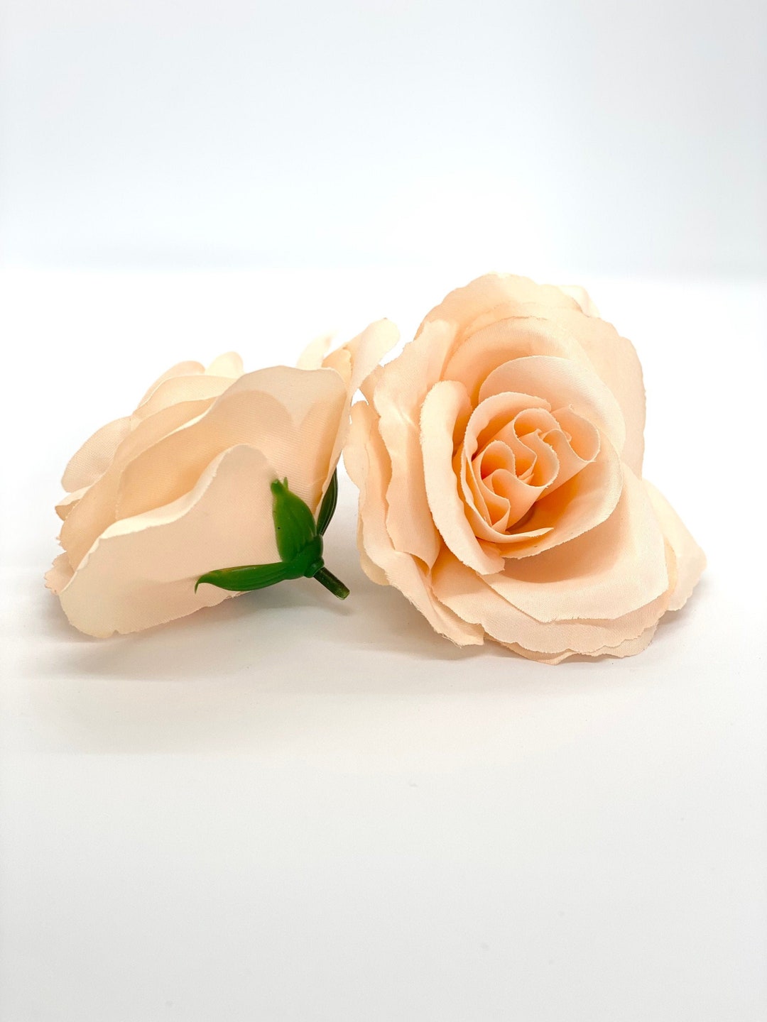 3.5 Peach Rose Peach Artificial Flower Soft Peach Wedding Decor Light