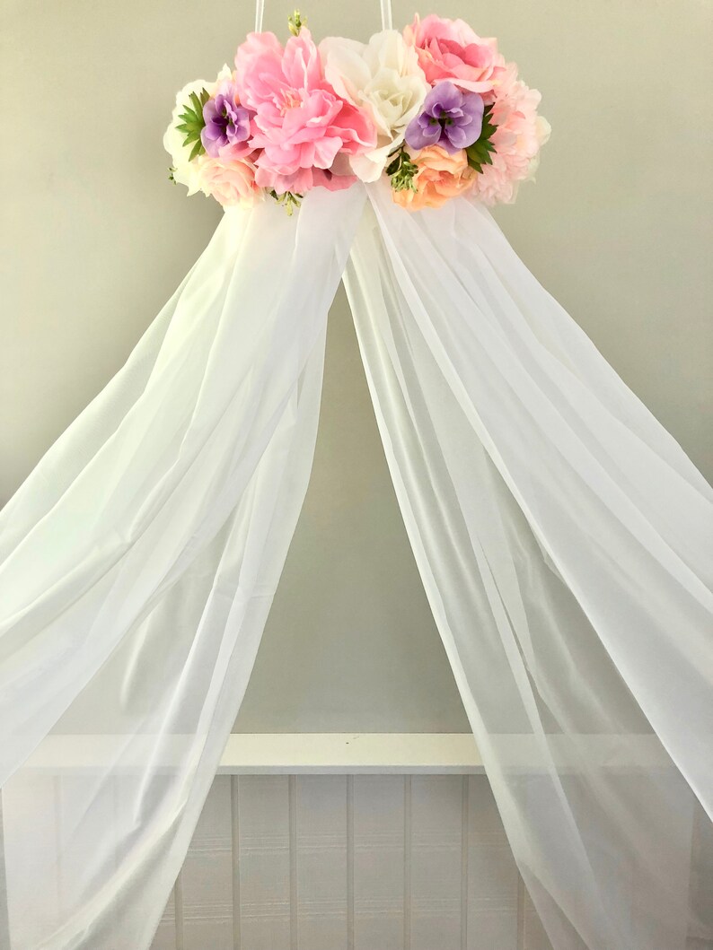 Princess Canopy Bed Canopy Crib Canopy Princess Bed Flower Etsy