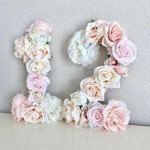 2nd Birthday Decoration Large Floral Number Photo Prop Floral Number 2 Toddler Girl Birthday Decor Baby Girl Birthday Floral Letter image 3