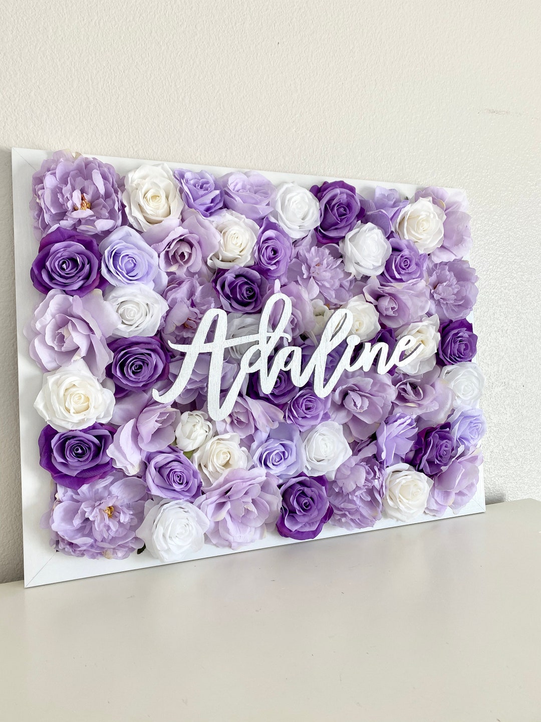 Purple Nursery Decor Girl Room Decor Purple Girl Room Wall Art Etsy