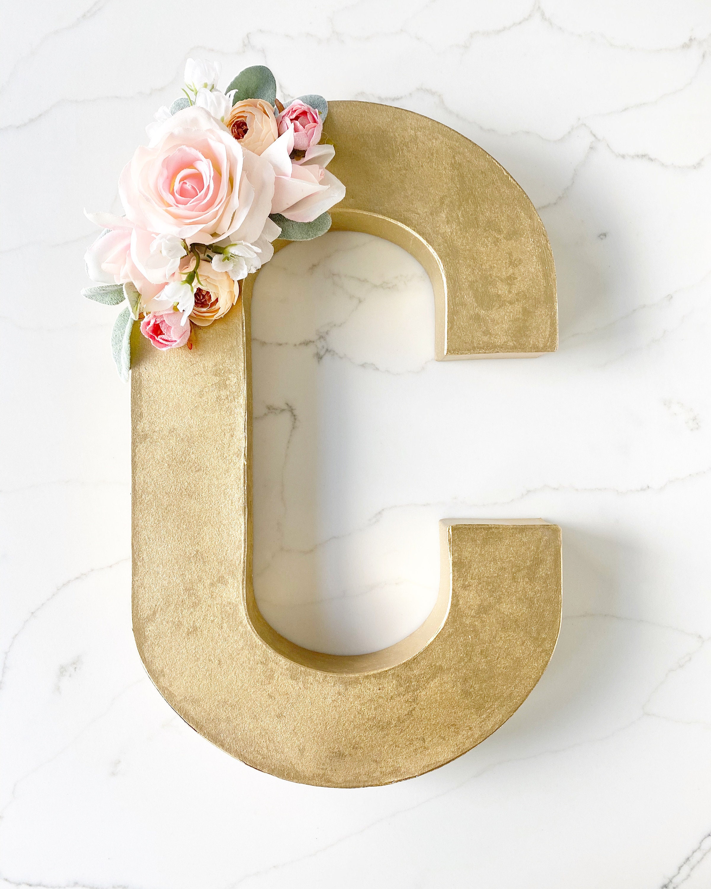 One Sign,one Letters, Free Standing Letters, Paper Mache Letters,birthday  Decor, Party Decor, Photo Shoot Prop,floral Letters. -  Denmark