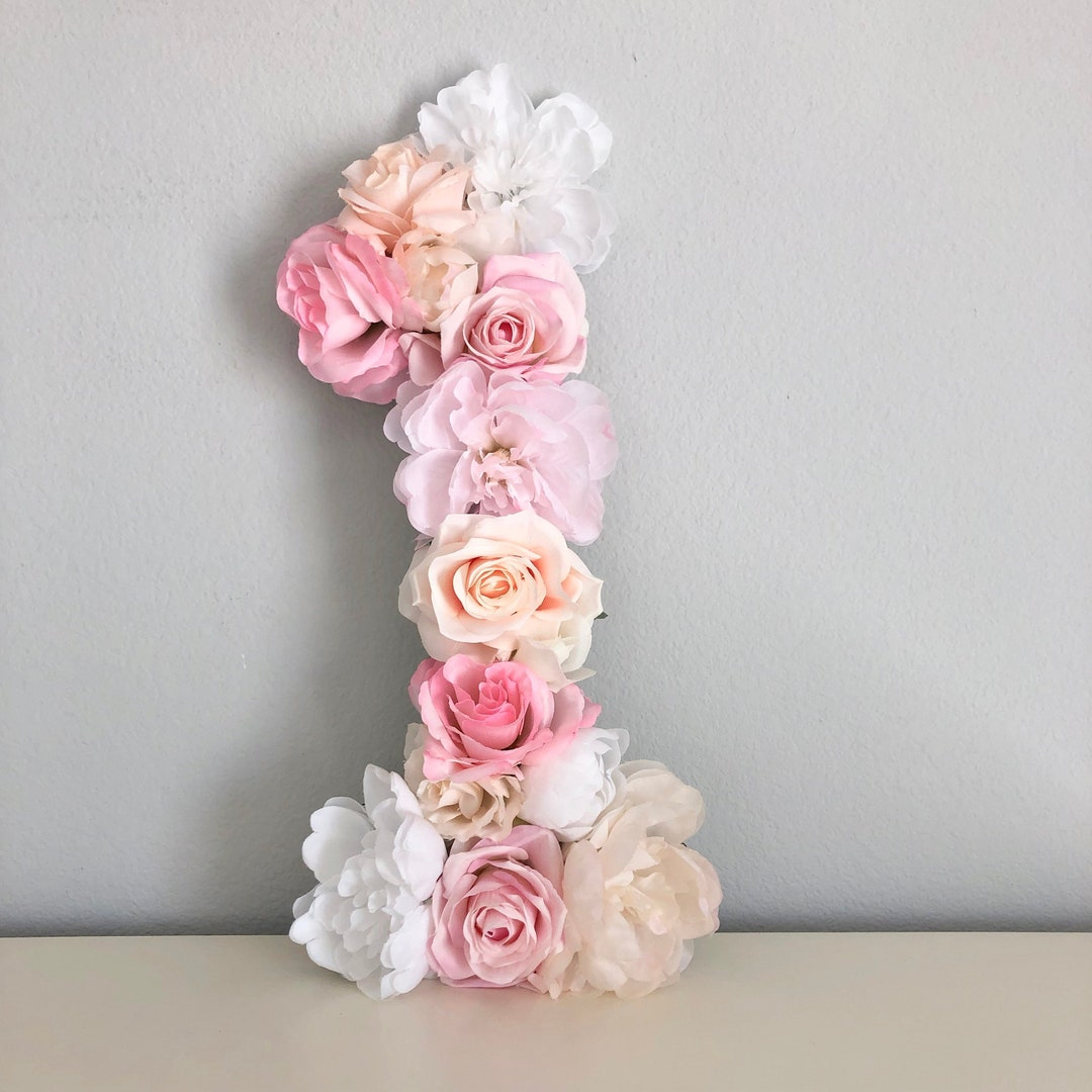 Girl First Birthday 1st Birthday Sign Birthday Number 1 Pink - Etsy