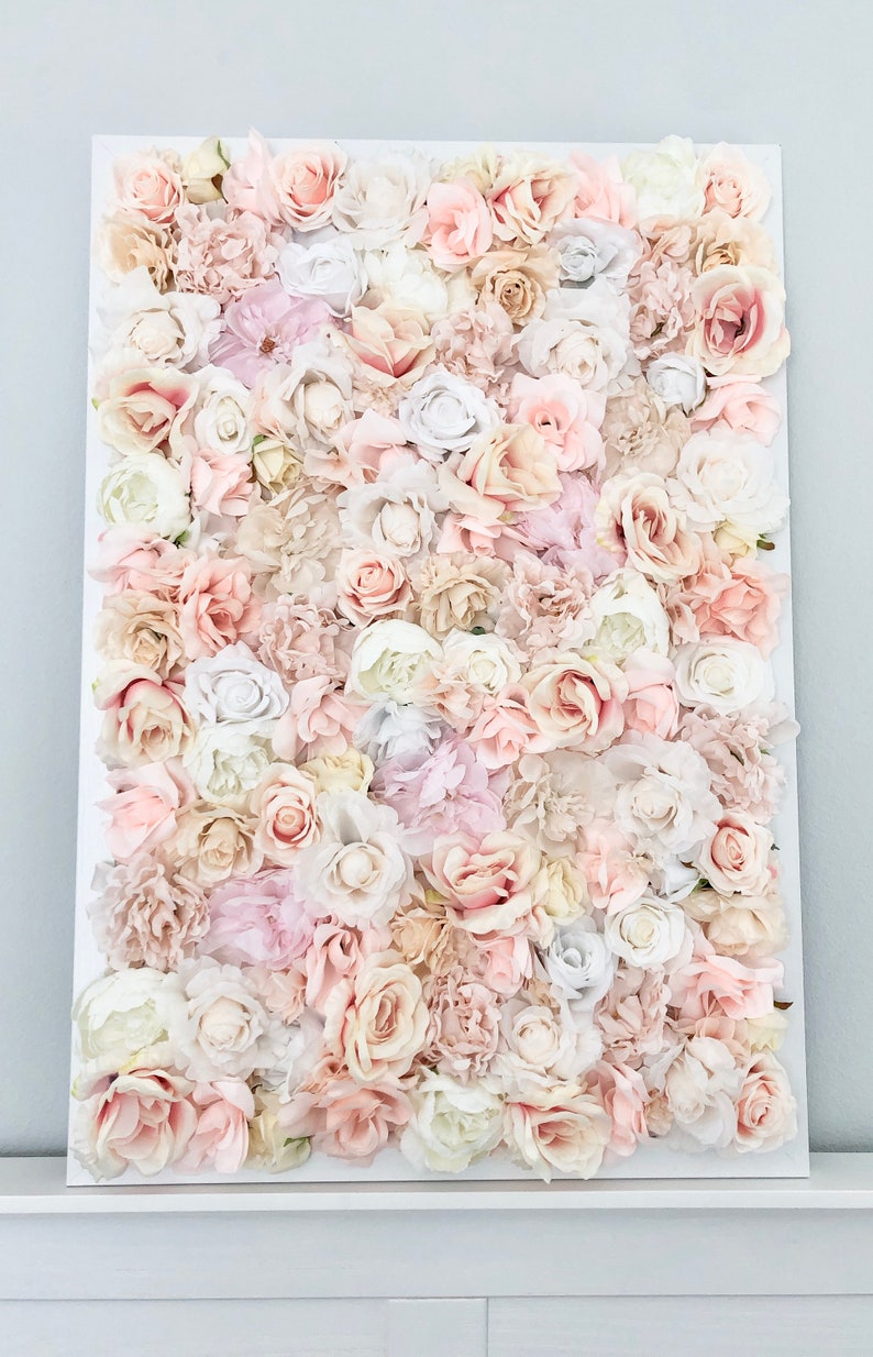 Girl Nursery Decor Flower Wall Nursery Flower Letter Floral Etsy