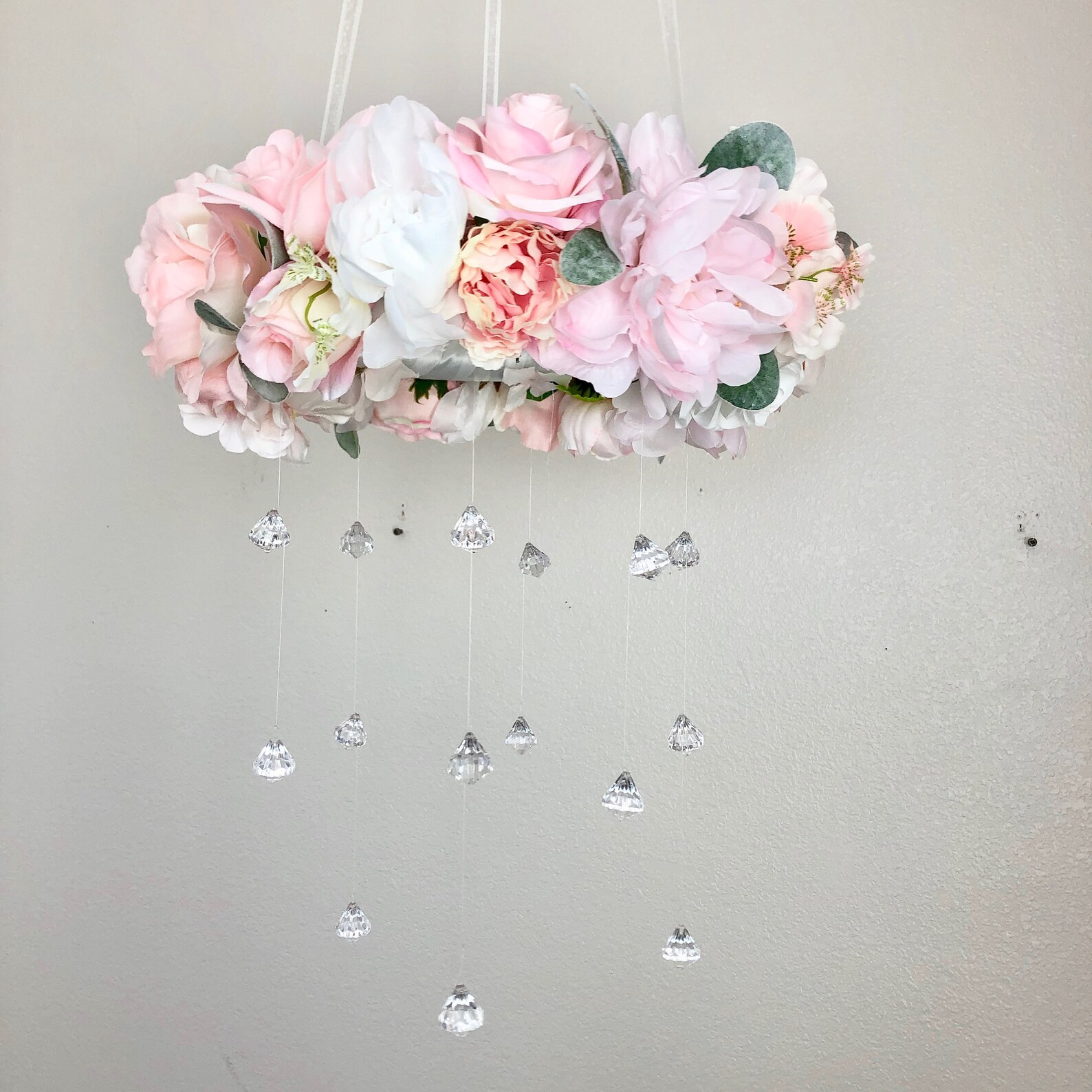 Flower Mobile Floral Mobile Crib Mobile Baby Mobile Baby Etsy