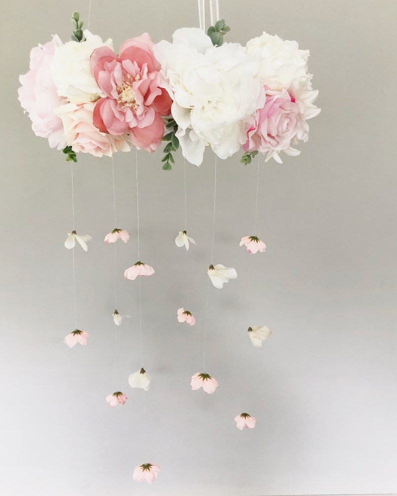 Flower Mobile Nursery Floral Mobile Nursery Mobile Mobile Etsy