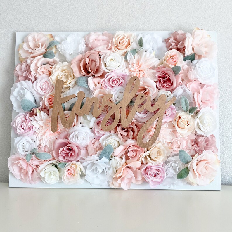 Baby Shower Flower Wall Backdrop Baby Shower Photo Prop Etsy