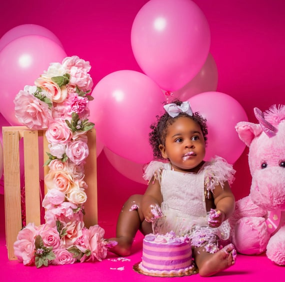 Girl Birthday Decorations 1st Birthday Decor 2nd Birthday Number