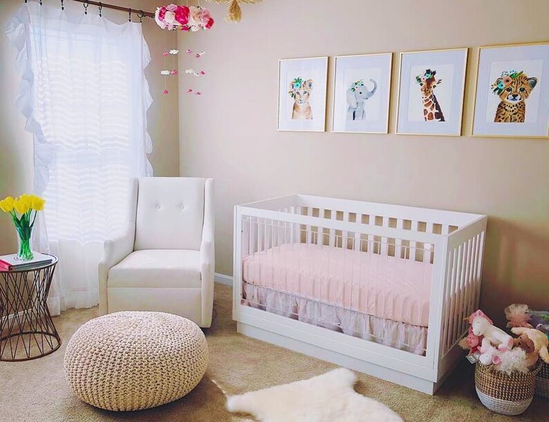 Floral Mobile Flower Mobile Nursery Mobile Girl Mobile Etsy