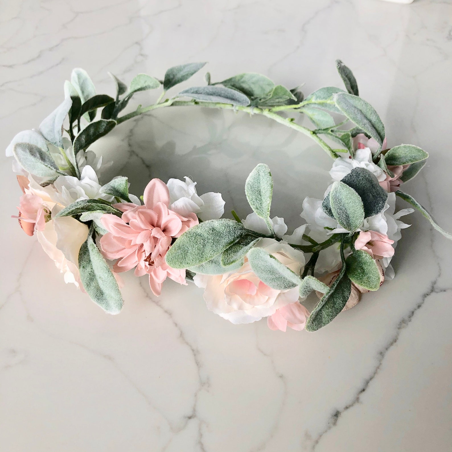 Baby Shower Flower Crown Adult Bridal Shower Bride Flower Etsy