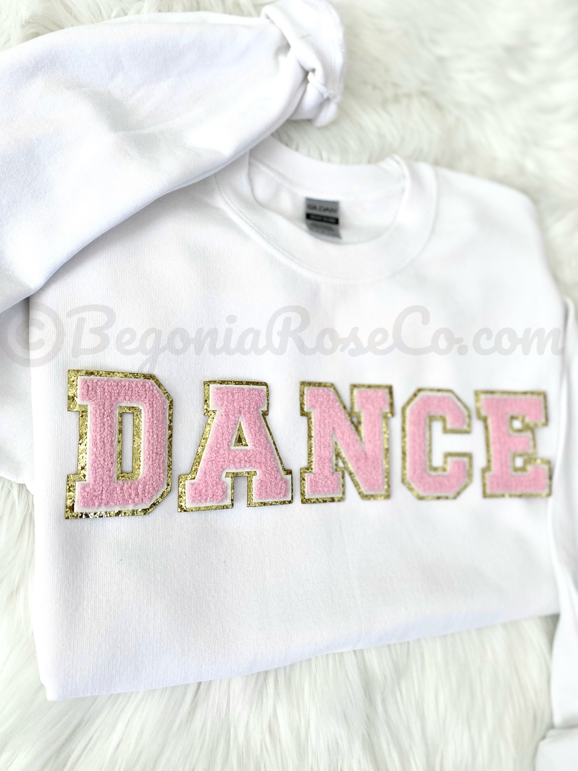 DANCE Sweatshirt Dance Crewneck Dance Patch Sweatshirt Dance Etsy