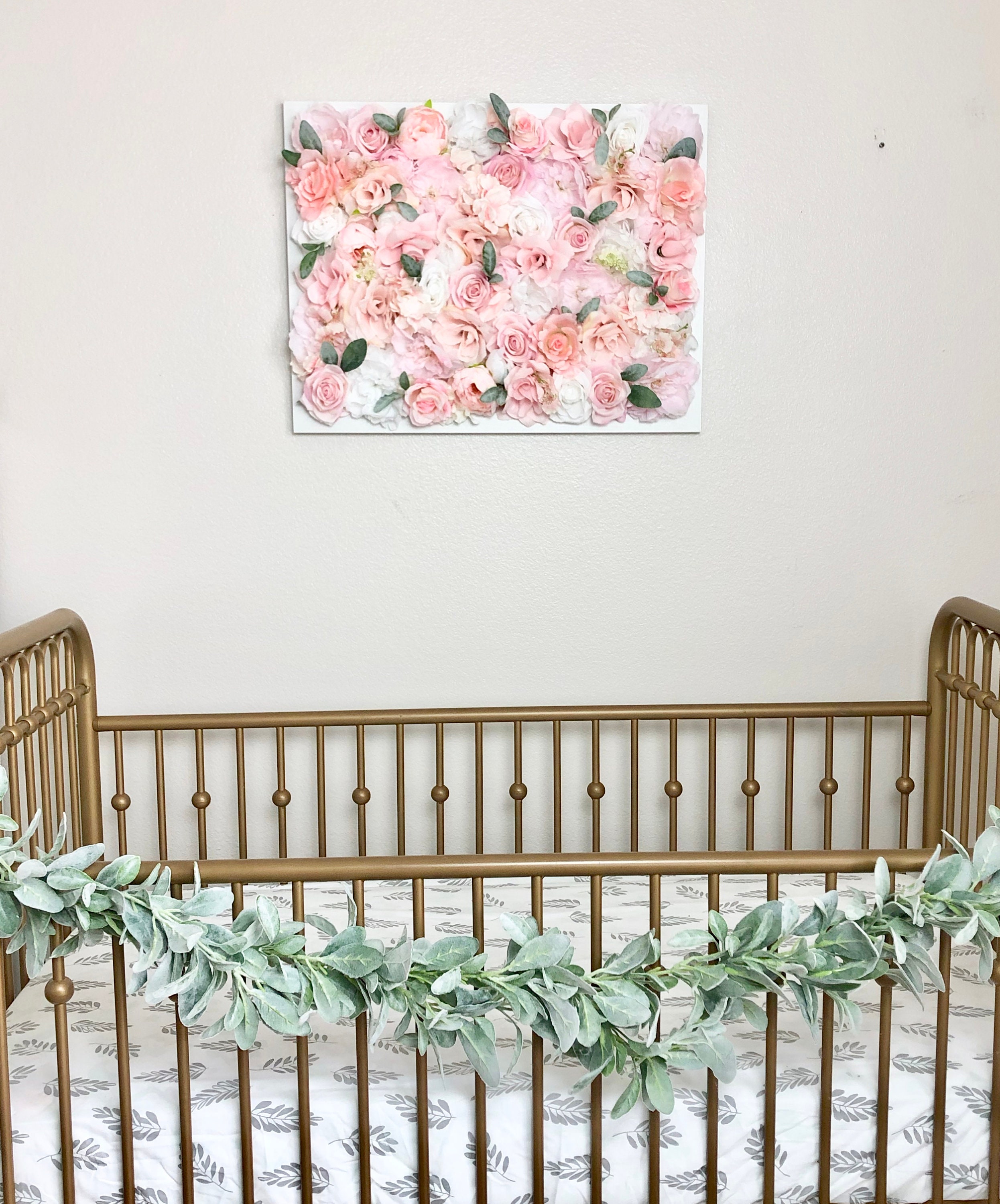 Flower Wall Hanging Girl Nursery Decor Girl Room Decor Baby Etsy