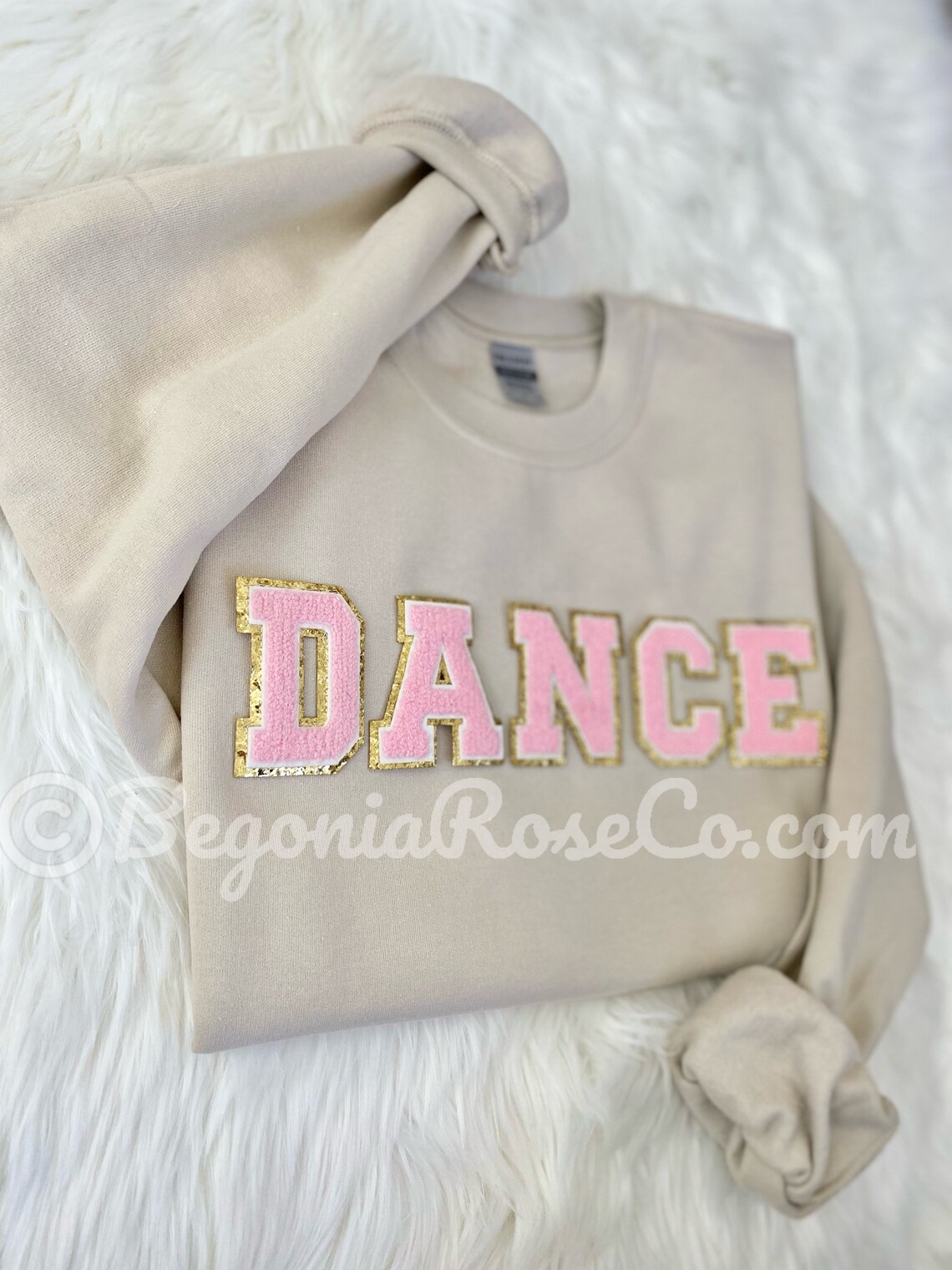 DANCE Sweatshirt Dance Crewneck Dance Patch Sweatshirt Dance Etsy