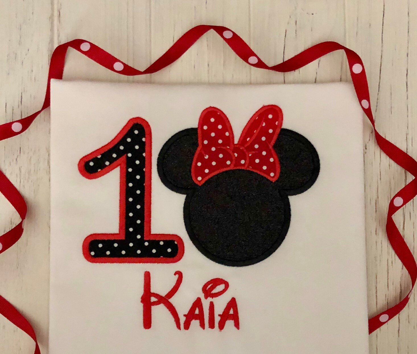 Personalized Minnie Mouse Birthday Shirt Ages 1-9 Birthday | Etsy