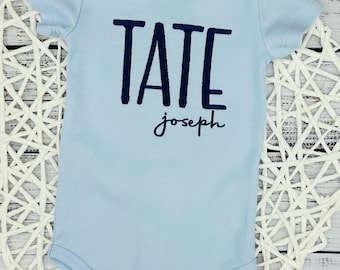 Personalized Baby Bodysuit - Baby Boy Outfit