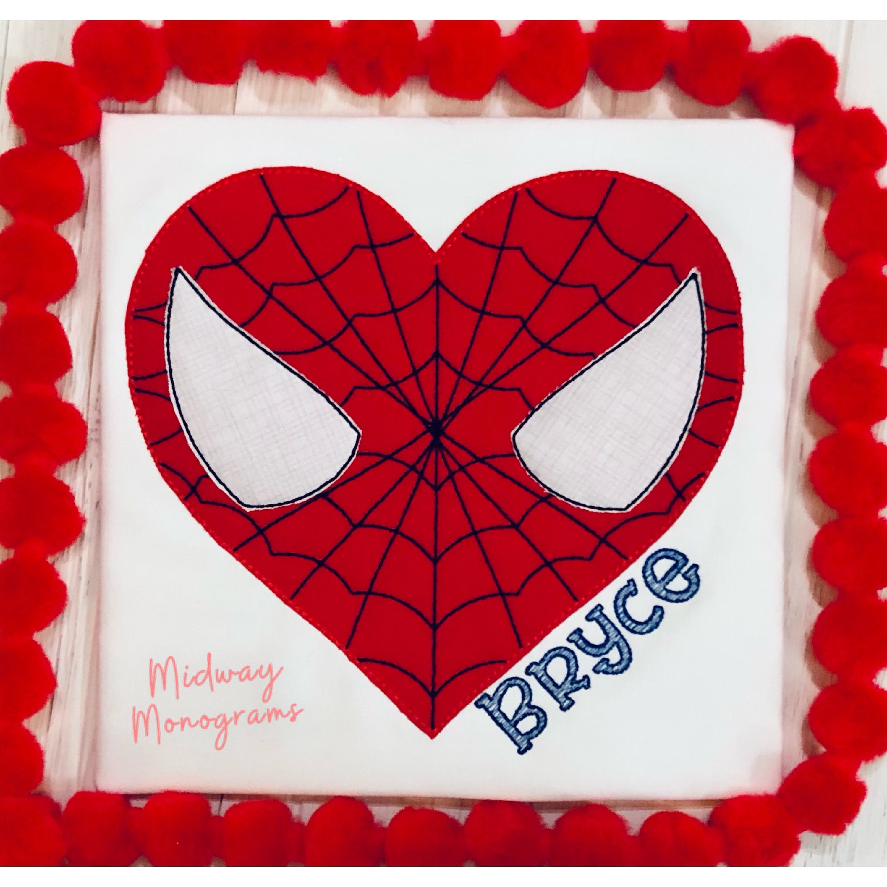spidey heart shirt