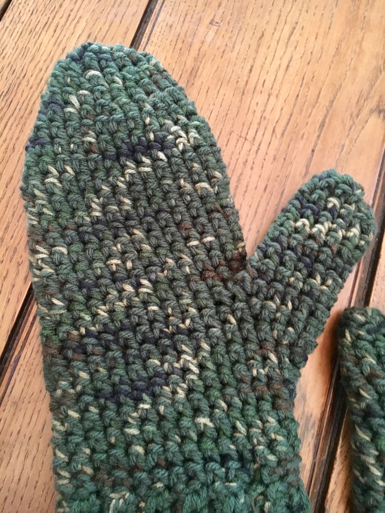 Camouflage Mittens Mens Camo Gloves Large Extra Large Gift Etsy