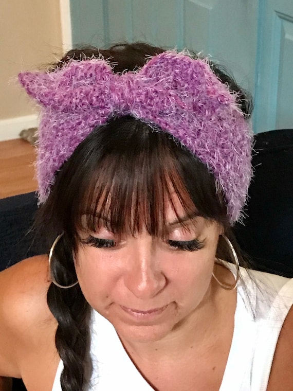 Super soft Fuzzy Bow headband Amazon.com : Teenitor Spa headband, Makeup Headband Set  main image 3