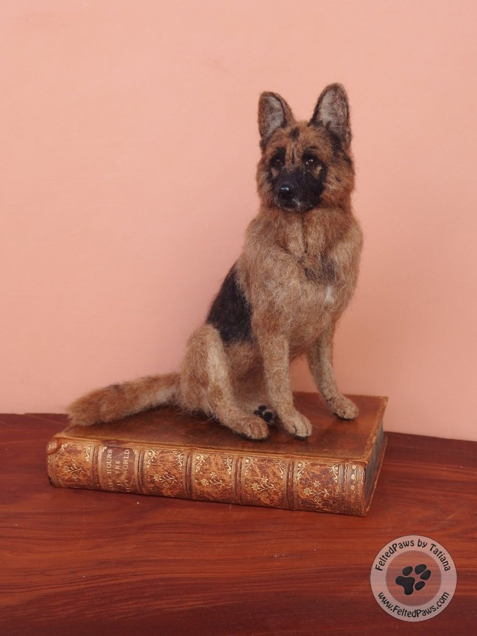 Needle felted German Shepherd dog Etsy