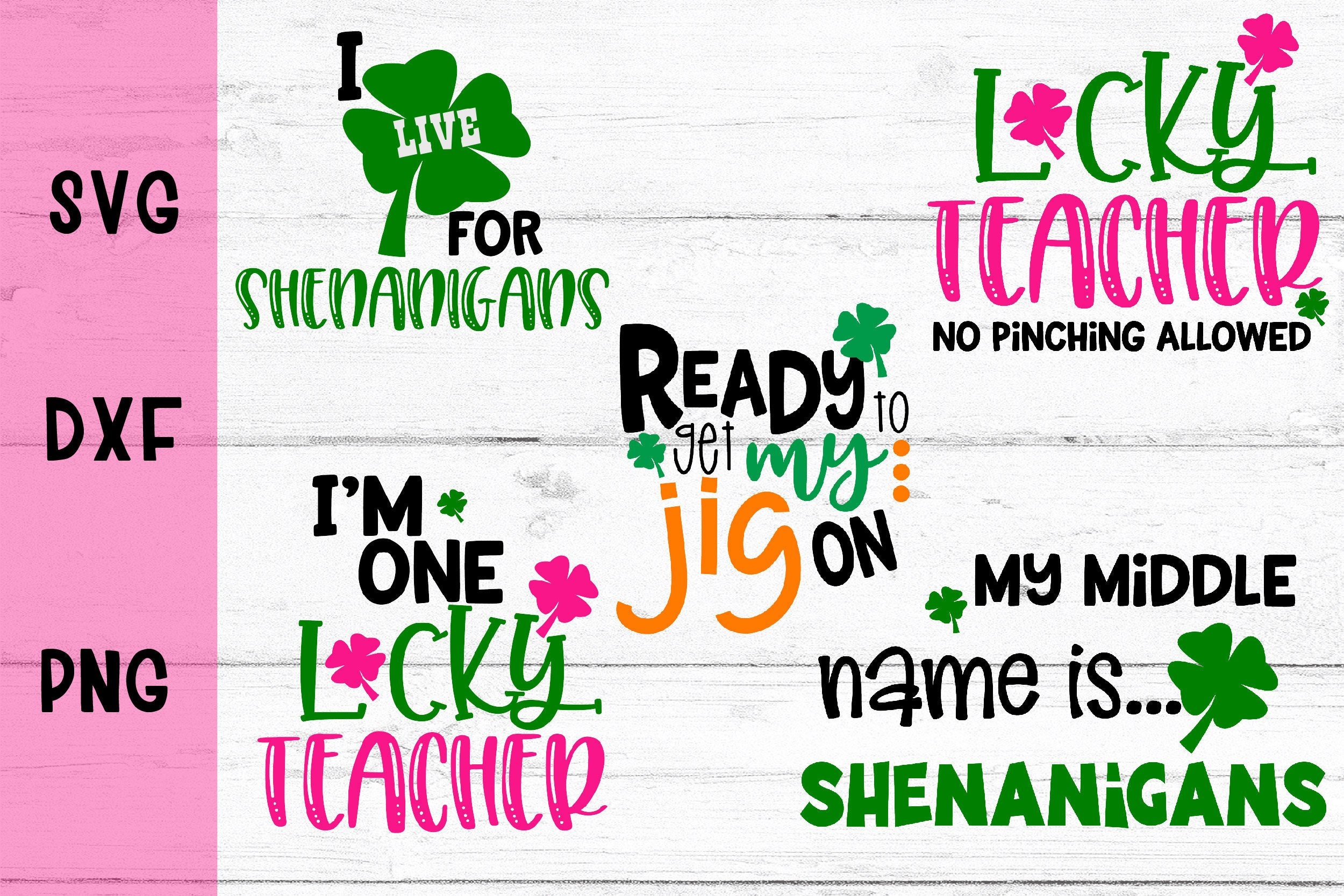 St Patricks Day Svg Bundle Files for Cutting Machines Cricut - Etsy
