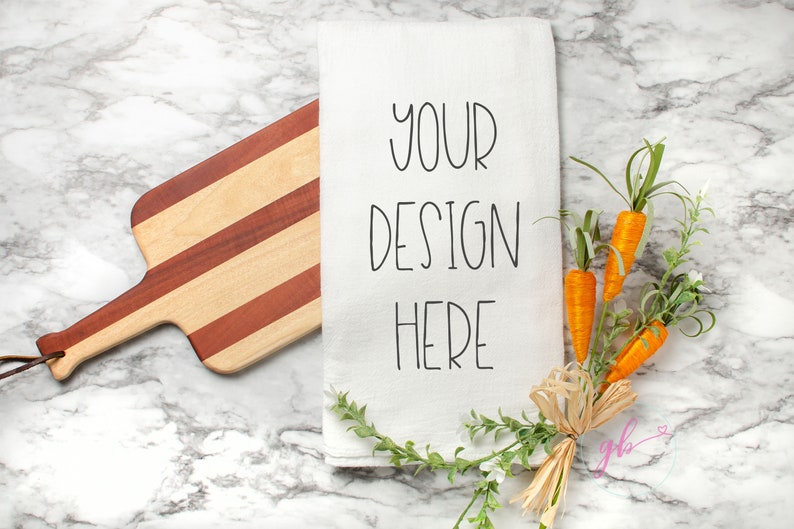 Download Tea towel mockup Flour sack mock up Craft mockup Mockups ...