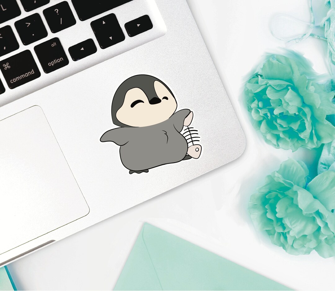 Peguin Sticker Penguin Sticker - Etsy