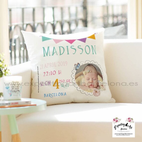 Almohada infantil personalizada Nuevo cojín de regalo para bebés