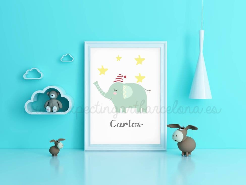 Personalized Baby Foil Baby Box Box Name Baby Birth Gift