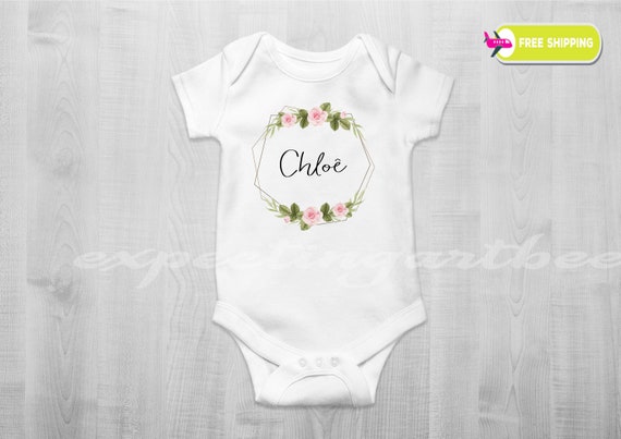 Ropa Bebé personalizado con nombre niña Regalo recién Etsy España