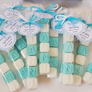 Letter soap for communion | Personalized soap with name for baptism | Baby shower soap | Wedding souvenir | Baptism details | Baby favor