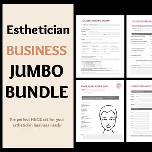 Esthetician Consent Forms, Esthetician Intake Forms, Esthetician Logo, Facial Consent Form, Esthetician Instagram Social Media Templates