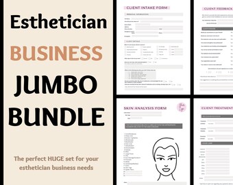 Esthetician Consent Forms, Esthetician Intake Forms, Esthetician Logo, Facial Consent Form, Esthetician Instagram Social Media Templates