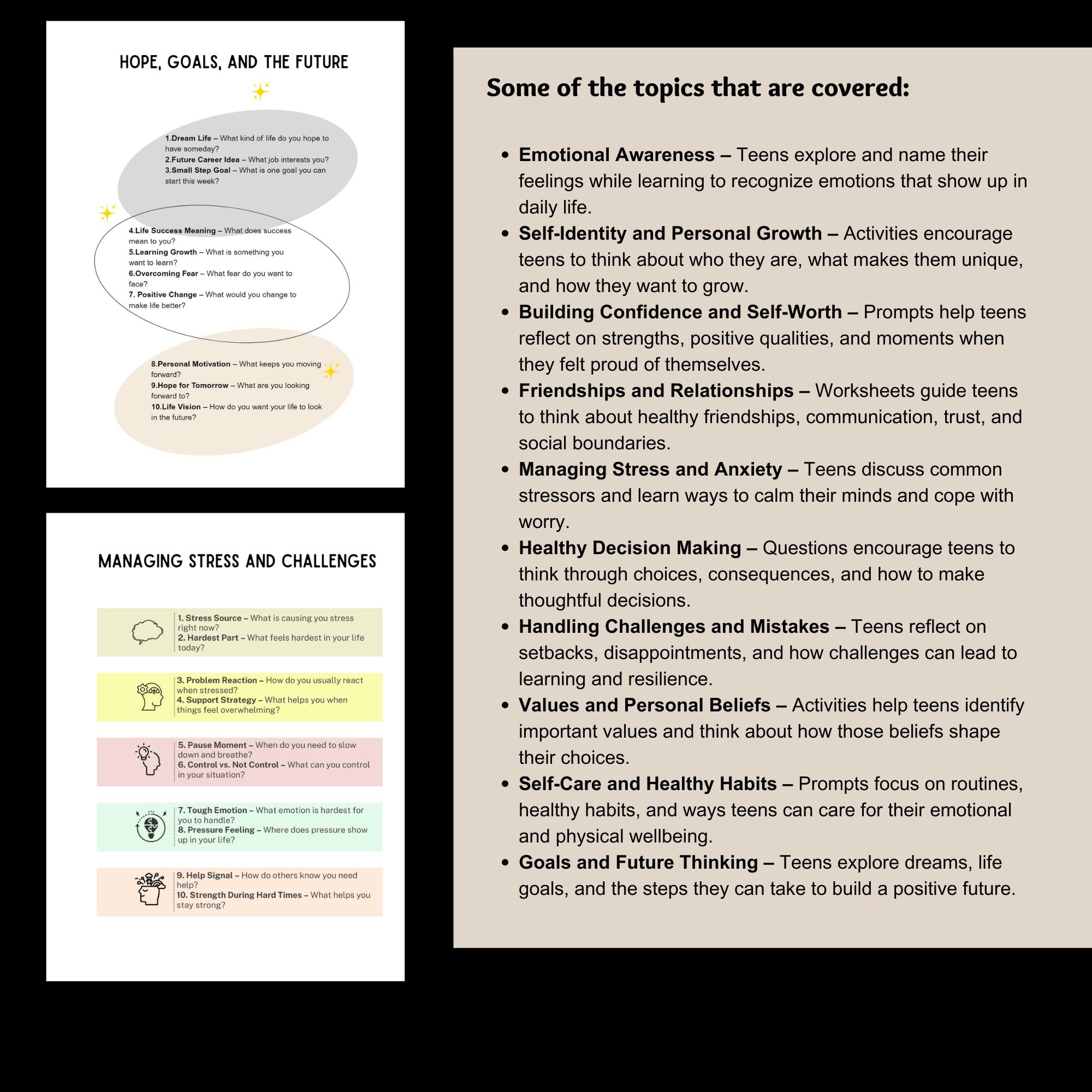 Teen Therapy Icebreakers, Get Teens Talking Printable Therapy ...