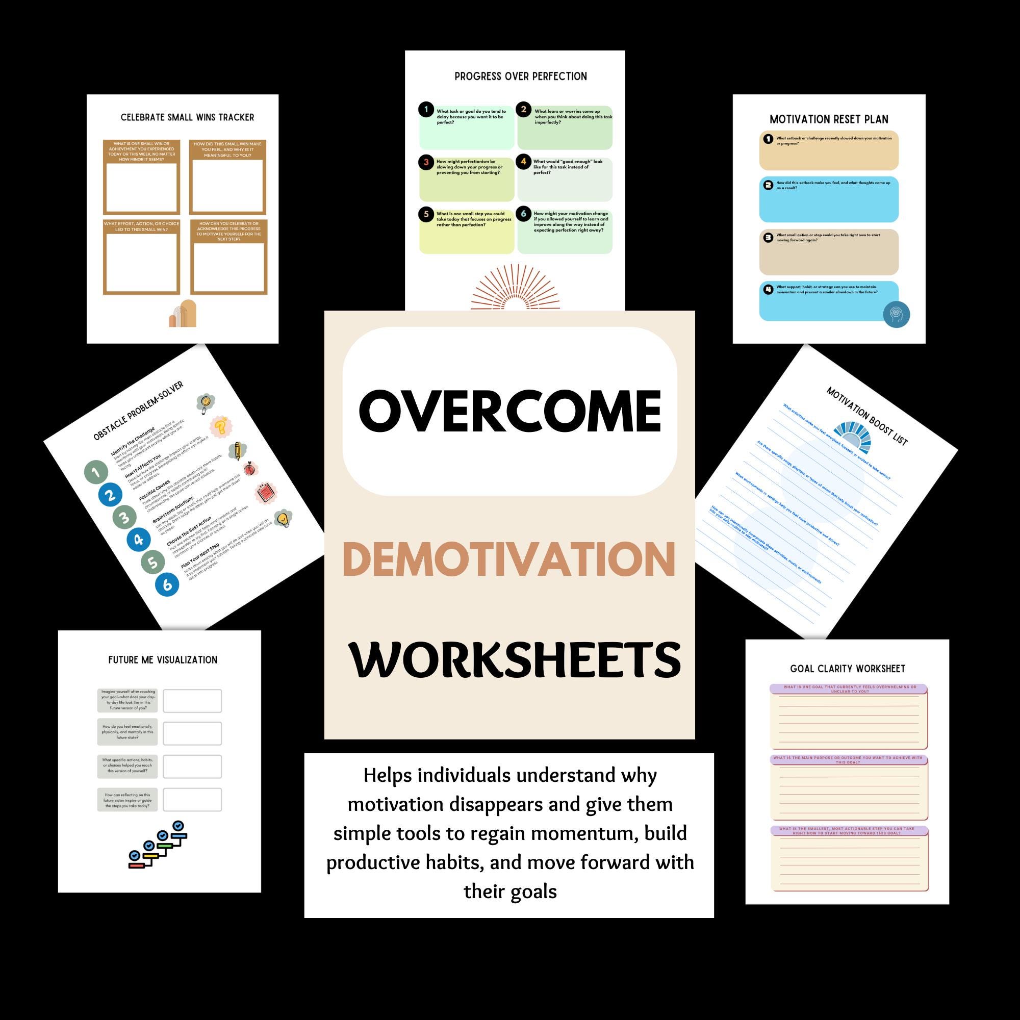 Problem Behavior Motivation Ruler Worksheet Motivation Worksheets Printable PDF Therapy Tool Self-compassion ...