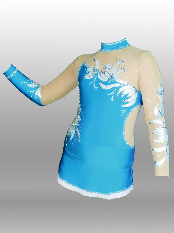 Rhythmic gymnastics competition leotard ice figure skating Etsy