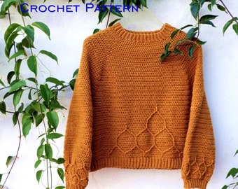 Honeycomb Pullover Crochet Pattern