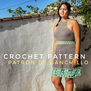 Vestido Raquelito Crochê Padrão