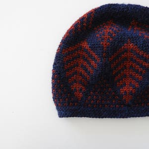 Ferns Beanie Crochet Pattern image 6