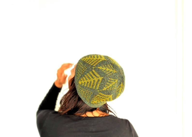 Ferns Beanie Crochet Pattern image 2