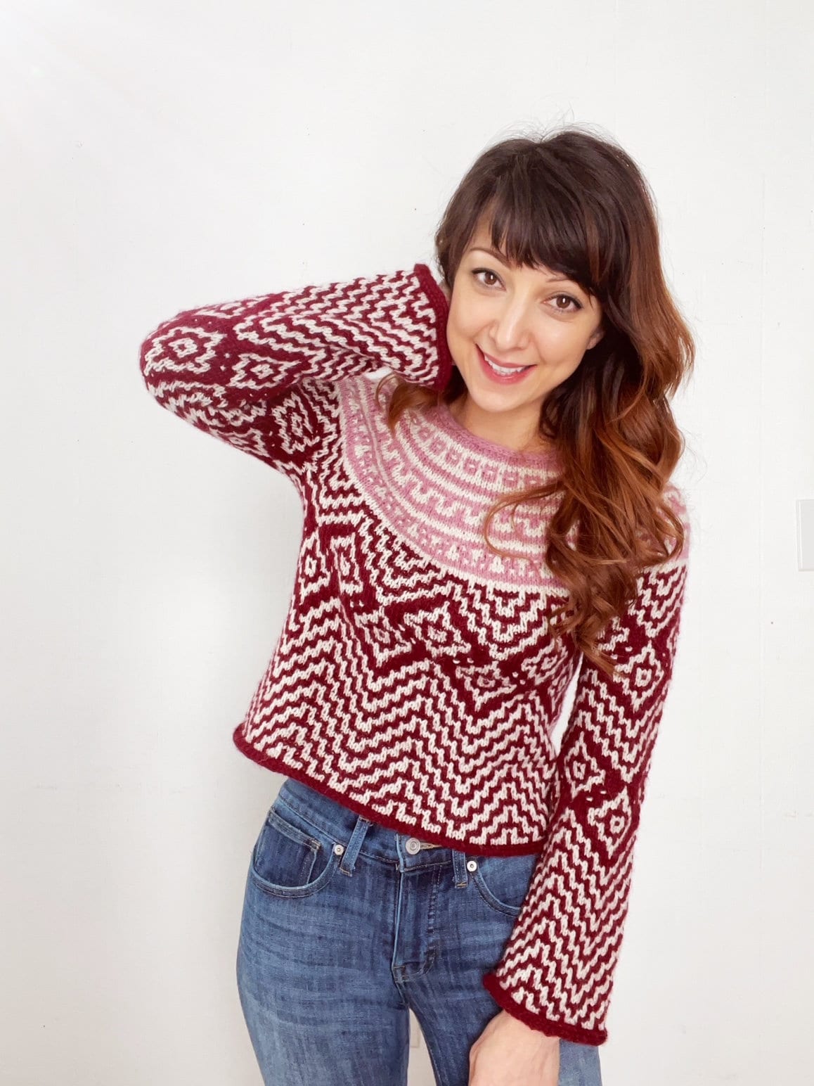 トップス Beck and call  vector mosaic knit polo vector mosaic knit polo – YZ