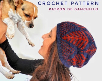 Ferns Beanie Crochet Pattern