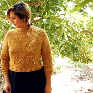 Honeycomb Pullover Crochet Pattern image 7