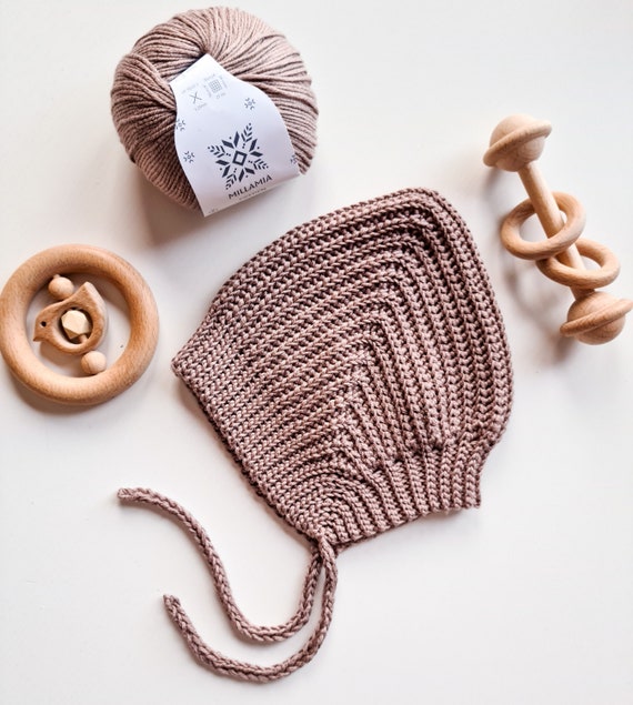 Sestra Crochet Bonnet Pattern: Seamless Baby Toddler Child Adult (PDF Pattern)