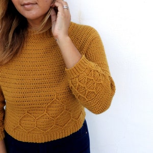 Honeycomb Pullover Crochet Pattern image 4