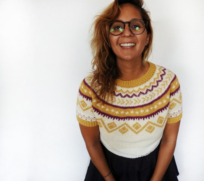 Aztec Sweater Crochet Pattern - Etsy