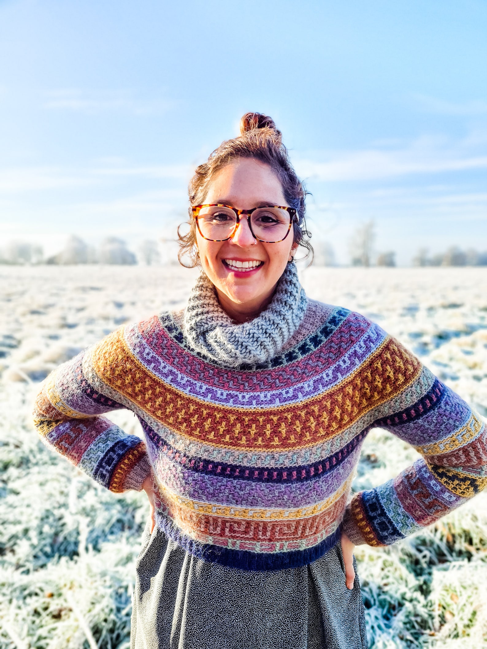 Mosaic Jumper CROCHET PATTERN Mosaic Crochet Colorful Etsy