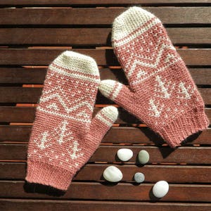 Winter Mountain Mittens Crochet Pattern image 8